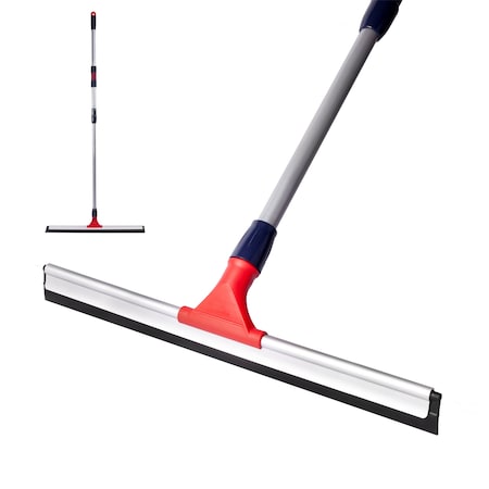 Dsv Standard Professional Telescopic Stainless Aluminum Floor Scrubber Squeegee 87666